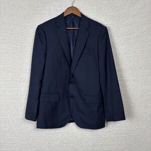 J. Crew Blazer Mens‎ 40S Blue Ludlow Loro Piana Superfine Wool Sport Coat Italy